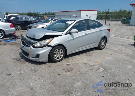 2013 Hyundai Accent Gls from USA, damaged, VIN KMHCT4AE0DU536060
